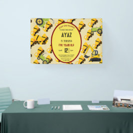 Lona Construction Dump Truck Party Boy Birthday 