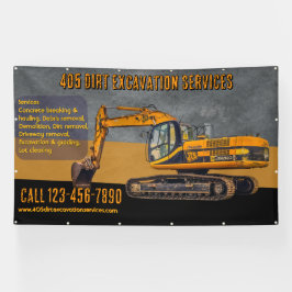 Lona Contratista de servicios personalizados de excavac