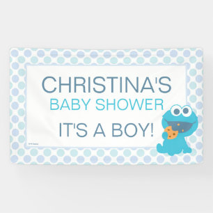 Lona Cookie Monster Baby Shower