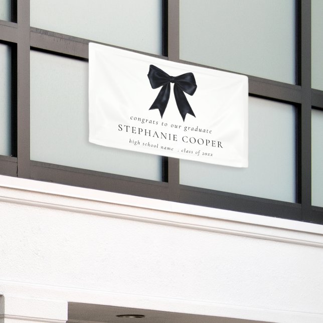 Lona Coqueta negra regala a graduados (Edificio exterior)
