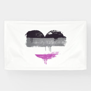 LONA CORAZÓN ASEXUAL - AMOR ASEXUAL