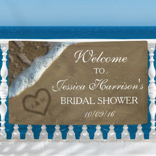 Lona Corazón En La Ducha Bridal De Sand Beach