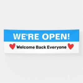 Lona Corazones abiertos para los negocios