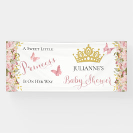 Lona Corona | Butterflies Floral Princess Baby Shower