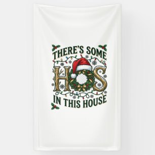 Lona Corona de Navidad de Casa Hos Sombrero de Santa Lu