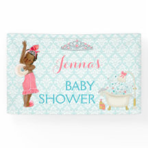Corona de Princesa Étnica Bañera Niña Aqua Rosa