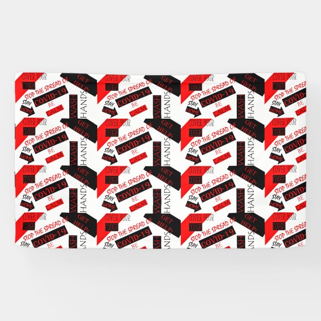 LONA CORONA VIRUS (Horizontal)