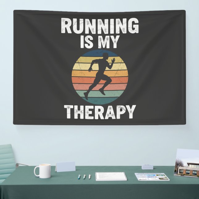 Lona Correr es mi terapia (Feria)