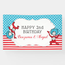 Lona Cosa Una Cosa Dos | Cumpleaños de los gemelos