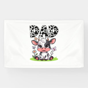 Lona Cow Dad Cumpleaños Familia Matanza de Padres Day B