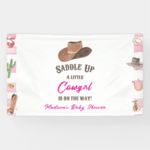 Cowgirl Western Rodeo Wild West Baby Shower