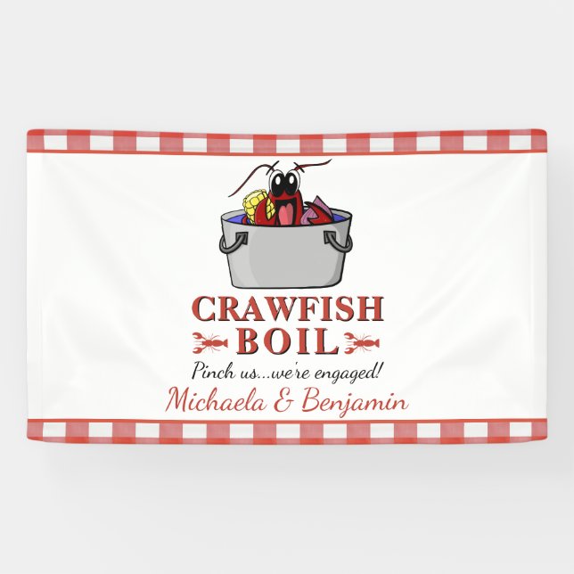 Lona Crawfish Boil Engagement Party (Horizontal)