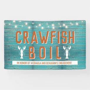 Lona Crawfish Boil evento especial Partido de compromis