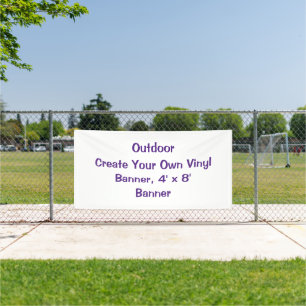 Lona Crea tu propio banner de vinilo, 1,2 m x 2,4 m par
