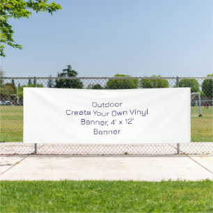 Lona Crea tu propio banner de vinilo, 1,2 m x 3,6 m par