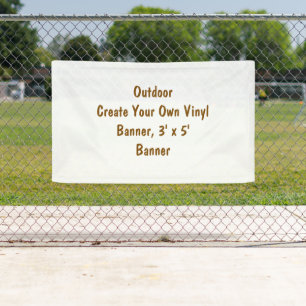 Lona Crea tu propio banner de vinilo, 3' x 5' para exte