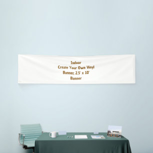 Lona Crea tu propio banner de vinilo, banner de 2,5' x