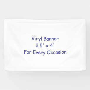 Lona Crea tu propio banner de vinilo, banner de 2,5'x4'