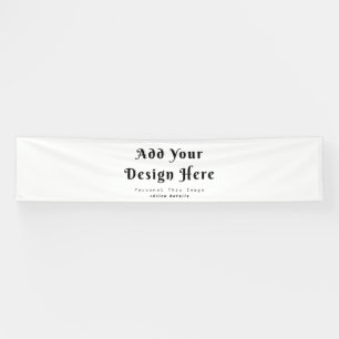 Lona Crea tu propio banner de vinilo de 2,5' x 12'