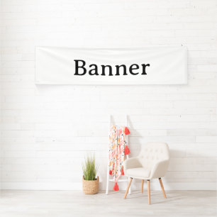 Lona Crea tu propio banner interior de 2,5' x 10'