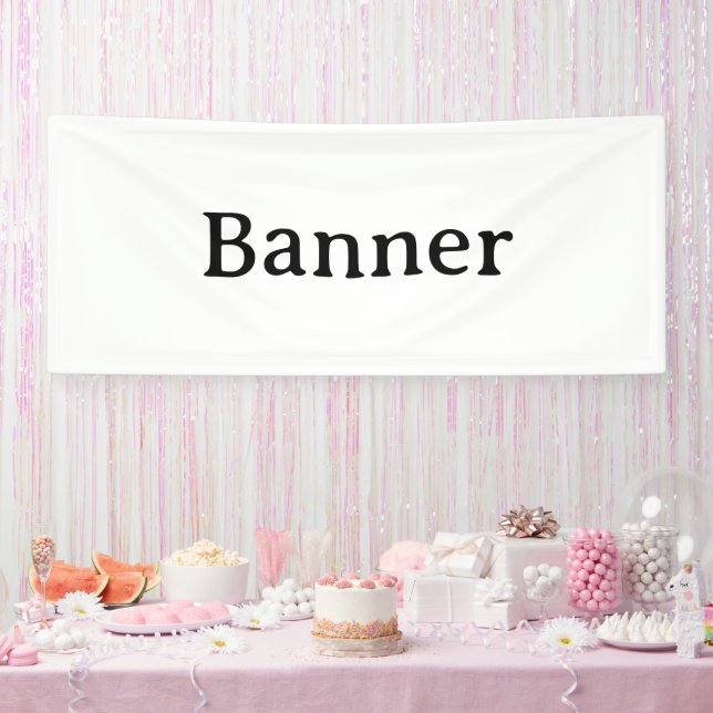 Lona Crea tu propio banner interior de 2,5' x 6' (Fiesta)