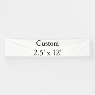 Lona crea tu propio Vinilo personalizado 2.5' x 12' int