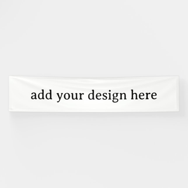 Lona Crea tu propio vinilo personalizado simple 2.5' x  (Horizontal)