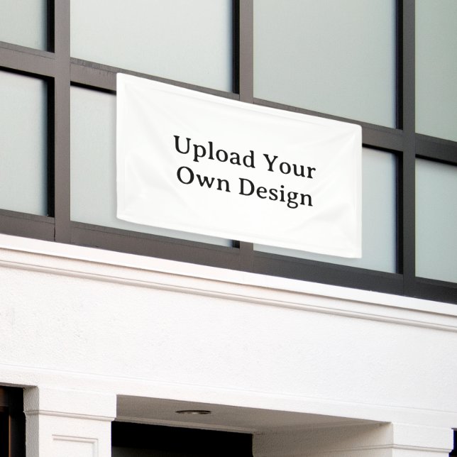 Lona Crea tu propio vinilo personalizado simple de 3' x (Edificio exterior)