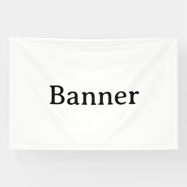 Lona Crea tu propio vinilo personalizado simple de 4' x (Horizontal)