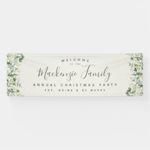 Lona Cream Snowberry+Eucalyptus Navidades fiesta de fer