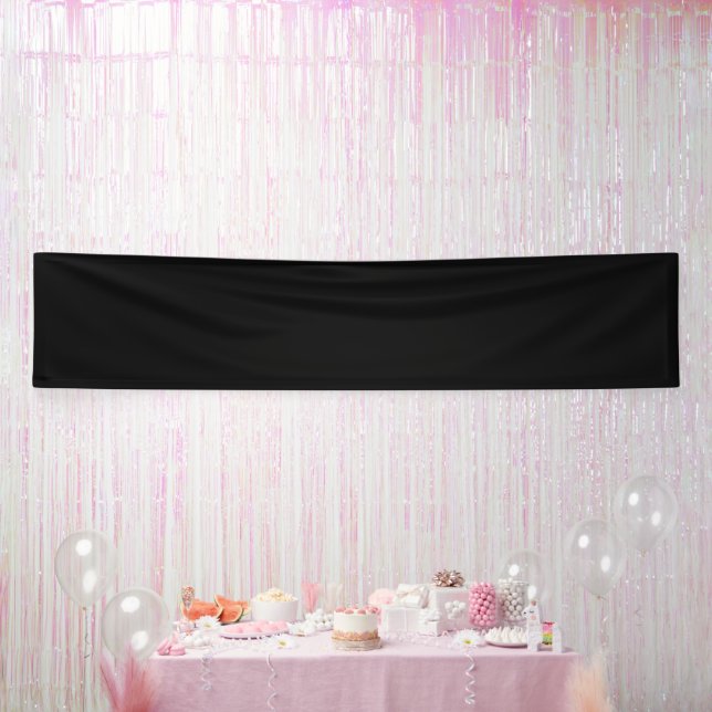 Lona Crear en blanco - Negro (Fiesta)