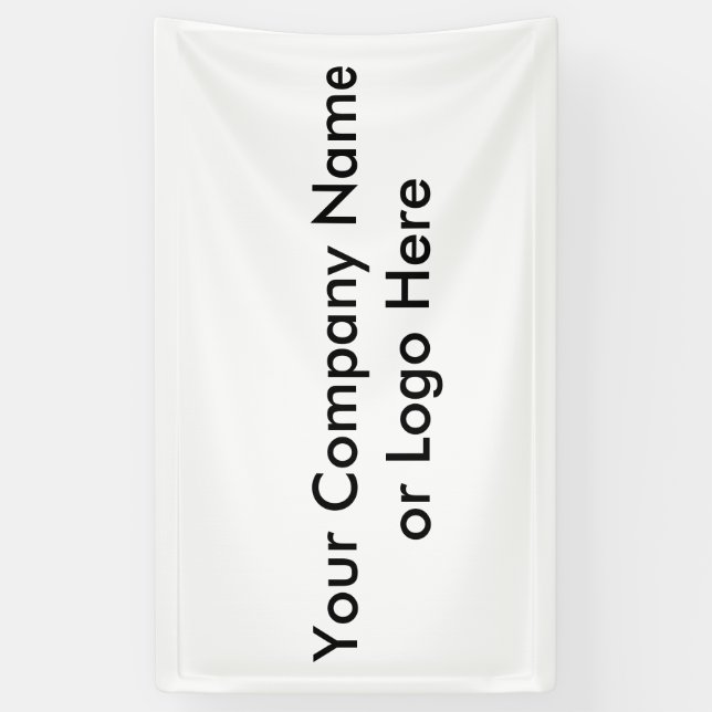 Lona Crear su banner comercial (Vertical)