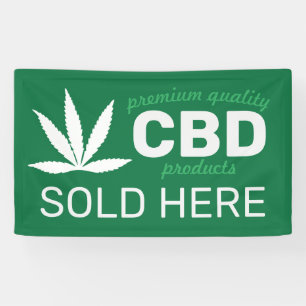 Lona Crear su propio CBD vendido aquí Banner