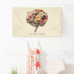 Lona Crece pensamientos positivos camiseta estilo flora