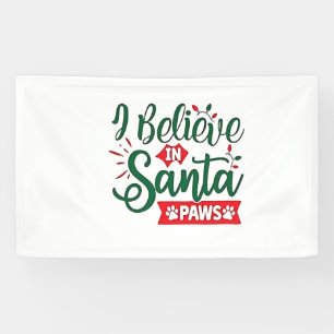 Lona Creo que en Santa Paws hay Navidades divertidos am