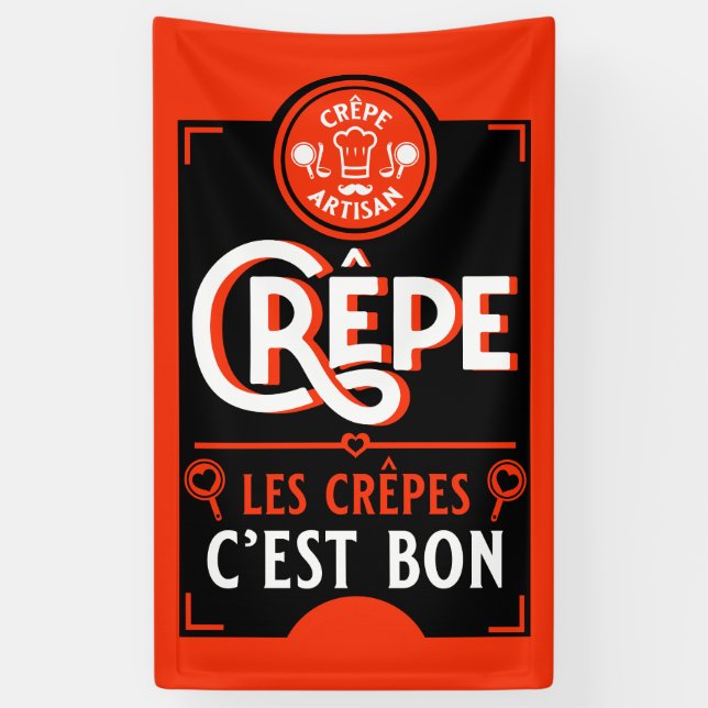 Lona Crepes francesas (Vertical)