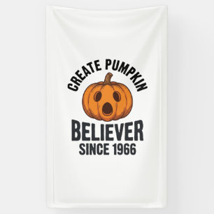Lona Creyente de la Calabaza Desde 1966 Vintage Diseño