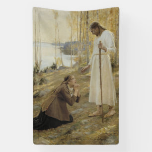 Lona Cristo y María Magdalena en el campo finlandés