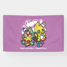 Lona Críticos gatos de Halloween: arte fascinante