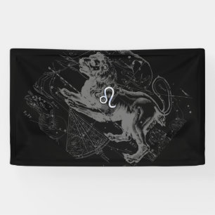 Lona Cromo como el Rótulo Leo Zodiac en Hevelius