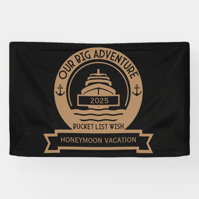 Lona Cruceros de luna de miel (Horizontal)