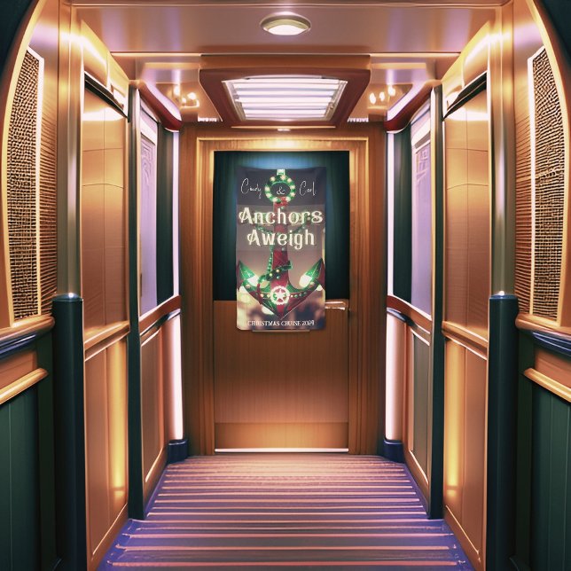 Lona Cruceros por los Navidades (Cabin door decor )