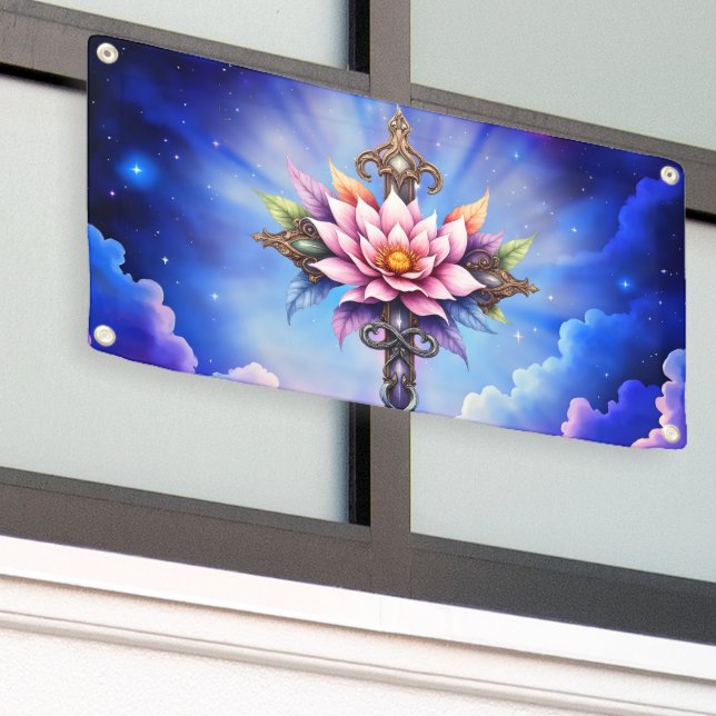 Lona Cruz de Loto Celestial (Edificio exterior)