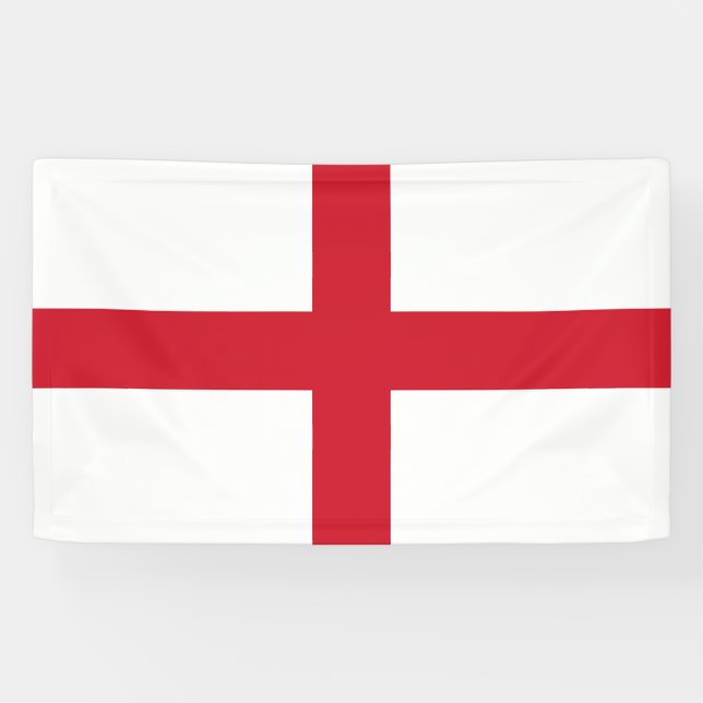 Lona Cruz de San Jorge ~ Bandera de Inglaterra  (Horizontal)