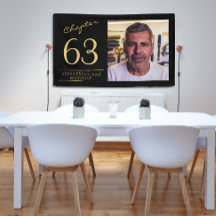 Cualquier cumpleaños, foto de oro negro