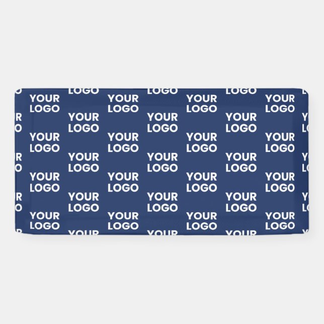 Lona Cualquier imagen o logotipo comercial editable Azu (Horizontal)