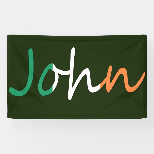 Lona Cualquier nombre sobrepuesto en el banco de bander (Horizontal)