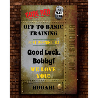 Lona CUALQUIER SUCURSAL - Cartel del Fiesta militar