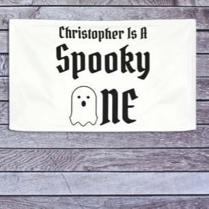 Lona Cumpleaños 1 de Spooky One
