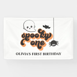 Lona Cumpleaños 1 Spooky One Halloween